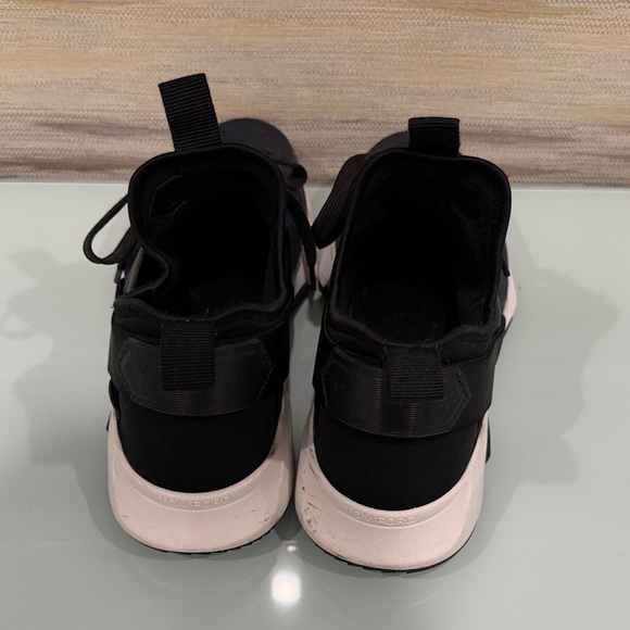 Tom Ford Men's Navy and Black Sneakers - Picture 3 of 5